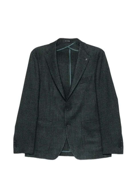 Tagliatore houndstooth-pattern blazer Green 1SMC22K520150