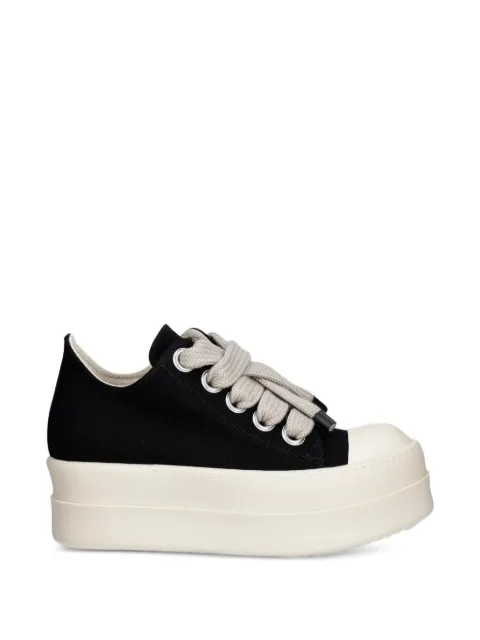Rick Owens DRKSHDW Double Bumper jumbo-lace sneakers Black DU01F4851DOW2