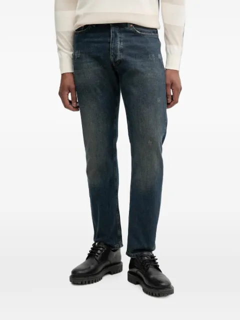 Benetton distressed faded-effect jeans Blue 4P9PUE01S901