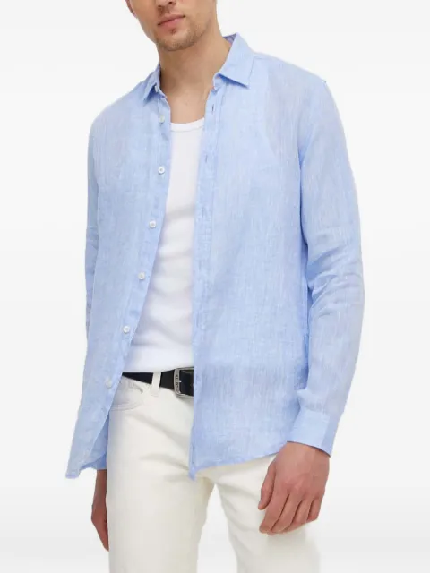 Benetton classic-collar shirt Blue 5BKU5QJG8