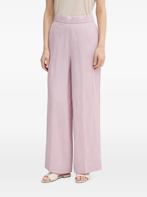 Benetton wide-leg elasticated-waist trousers Pink 4AGHDF08K