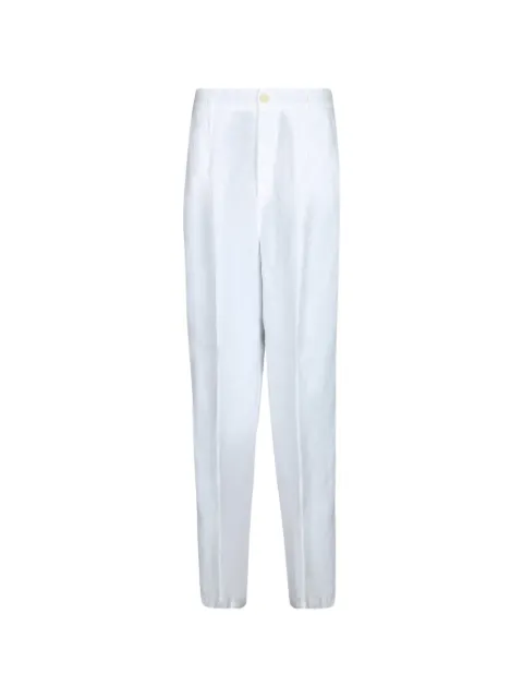 120% Lino sequin-embellished tailored trousers White 33ALIW29RK000F753000050