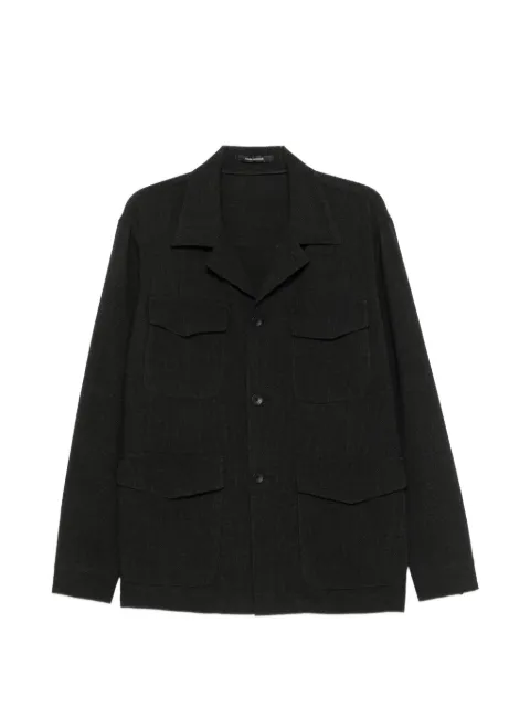Tagliatore Brook four-pocket button-up jacket Black GBROOK120208