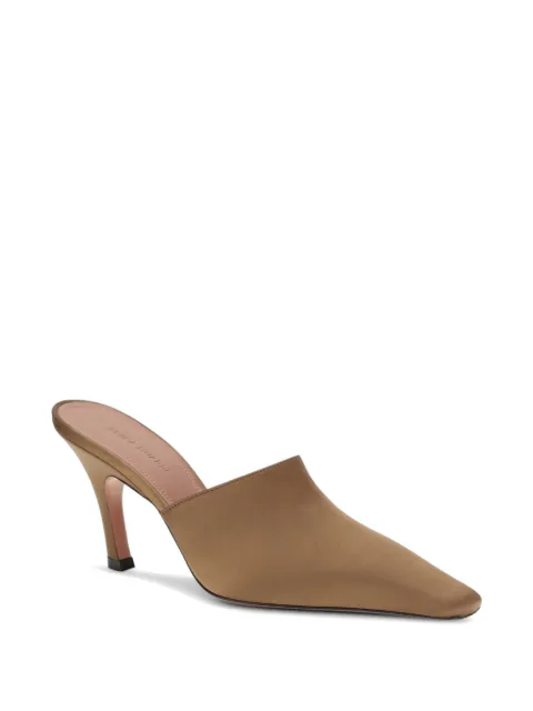 Amina Muaddi Jamie pointed-toe mules Brown 16S365918JAM