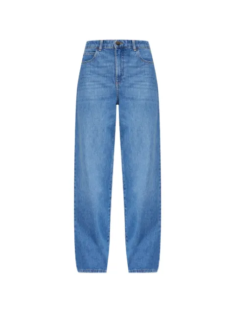 Emporio Armani logo-plaque straight-leg jeans Blue EW000736AF22225