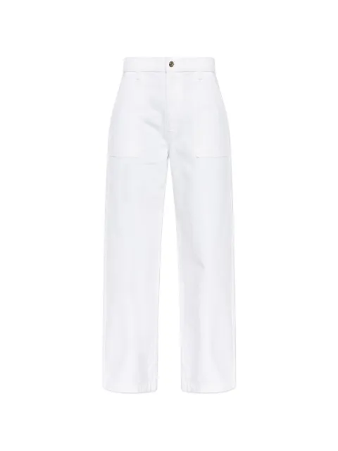 FRAME patch-pocket jeans White 2064728