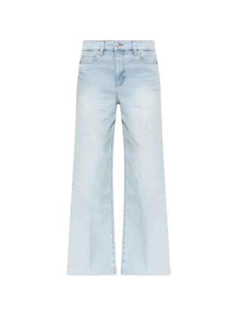 FRAME raw-cut flared jeans Blue LSPRA814