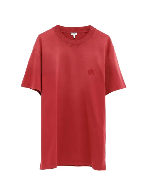 LOEWE Anagram-embroidered T-shirt Red H526Y22XDP