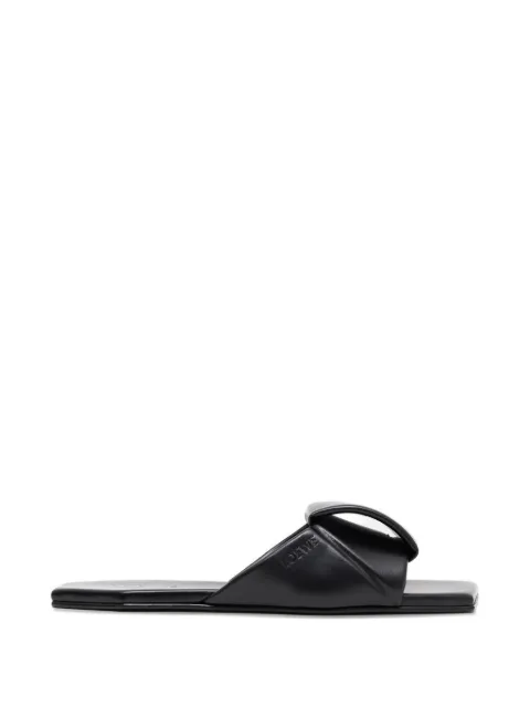 LOEWE Origami square-toe sandals Black L815465XBD