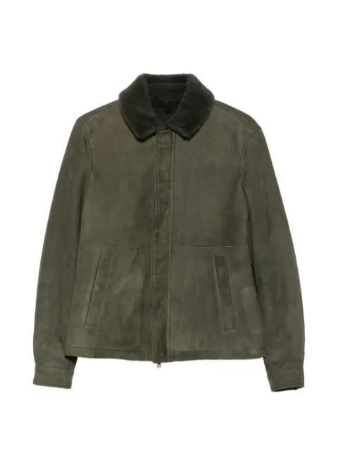 Tagliatore Stow suede jacket Green STOWAICHI2609