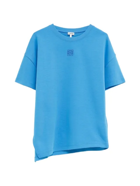LOEWE asymmetric T-shirt Blue S540Y22X59