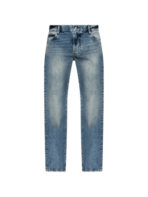 Emporio Armani faded straight-leg jeans Blue EM004775AF23039
