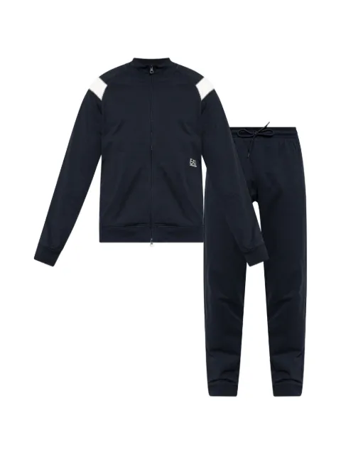 Ea7 Emporio Armani logo-print tracksuit Blue 7M001281AF12681