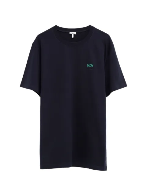 LOEWE Anagram-embroidered T-shirt Blue H526Y22J98