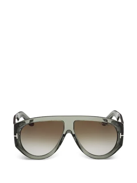 TOM FORD Eyewear Bronson pilot-frame sunglasses Grey FT1044
