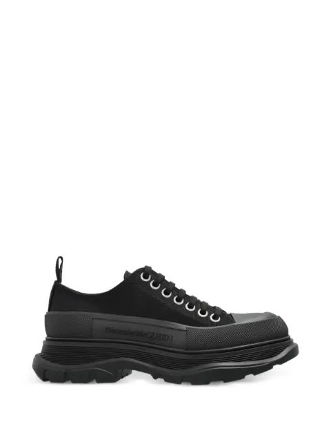 Alexander McQueen Tread Slick lace-up sneakers Black 697072W4AAQ