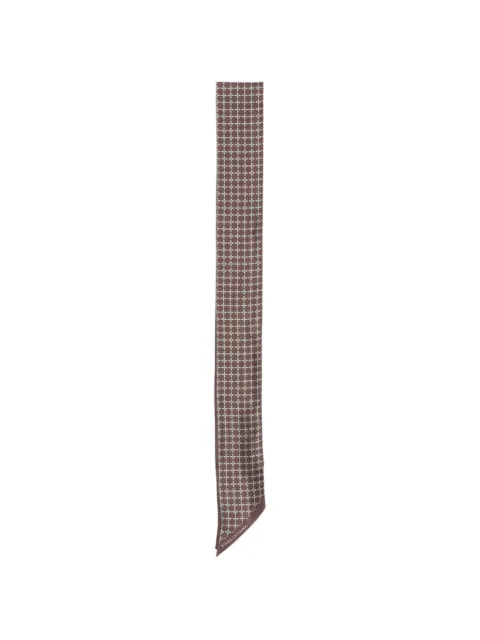 Tagliatore geometric-print scarf Brown FOULARD8NTI2602