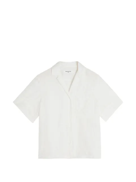 Maison Kitsuné Parisian Map shirt White QW00412WC5099
