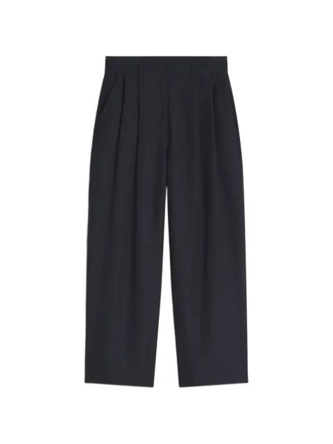Maison Kitsuné pleated wide-leg trousers Blue QW01107WT3031