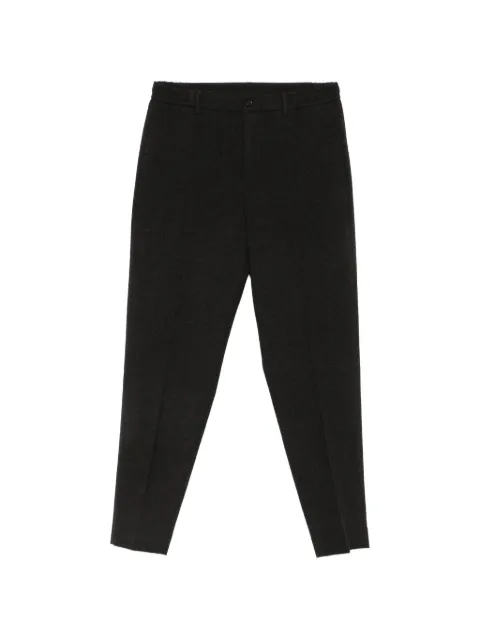 Tagliatore textured slim-fit trousers Black PGARCON20208U