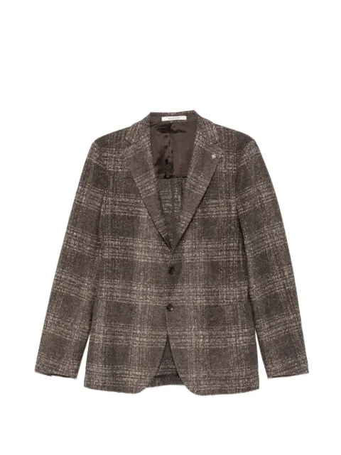 Tagliatore check-pattern jacket Brown 1SMJ22KAI360035N