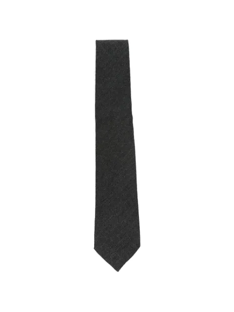 Tagliatore textured-finish tie Grey AW26TIECPIT56