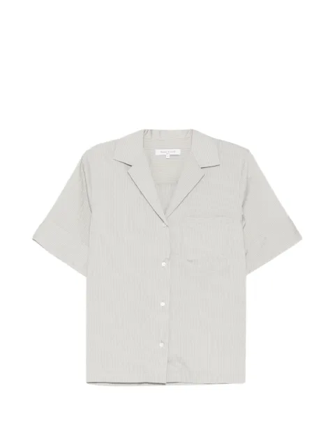 Maison Kitsuné striped resort shirt Grey QW00411WC5084