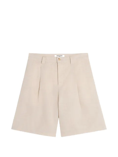 Maison Kitsuné Macadamia shorts Neutrals QM01405WW9083