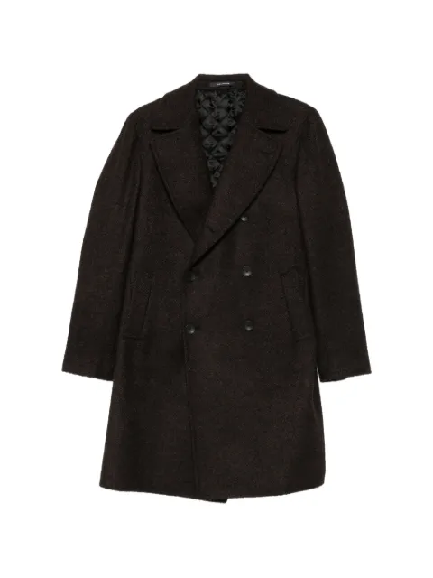 Tagliatore Arden double-breasted coat Brown ARDENTRA340318