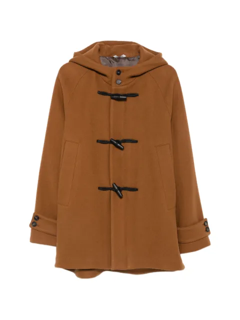 Tagliatore toggle-fastening hooded coat Brown MODUS770069U