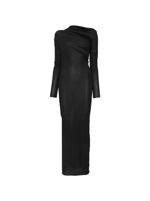 Paloma Wool draped semi-sheer dress Black WJOR02999