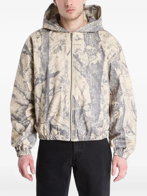 karl kani Signature Wood Camo jacket Neutrals PD00010833