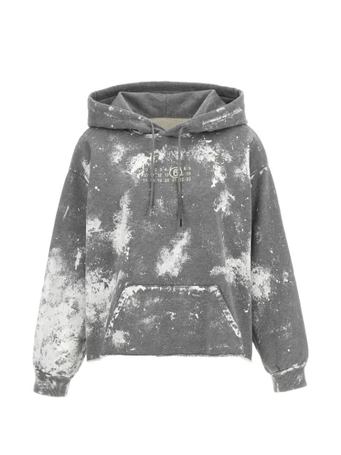 MM6 Maison Margiela tie-dye hoodie Grey S62GU0146S25337