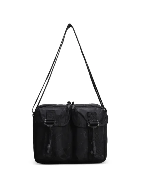 Maharishi A.L.I.C.E embroidered buckle-fastening shoulder bag Black 1532