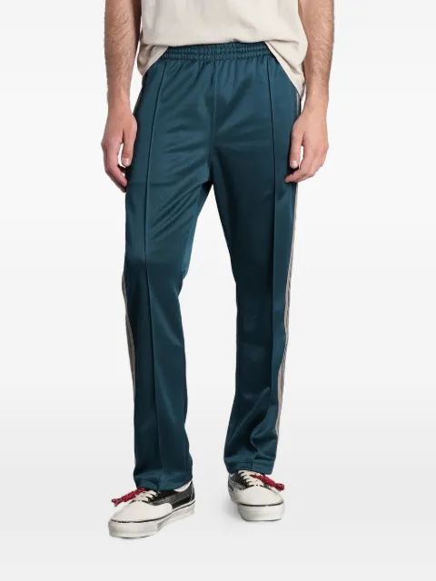 Needles side-stripe track pants Green SX407