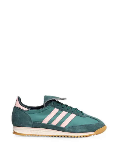 adidas Sl 72 suede-trim panelled sneakers Green JR2303