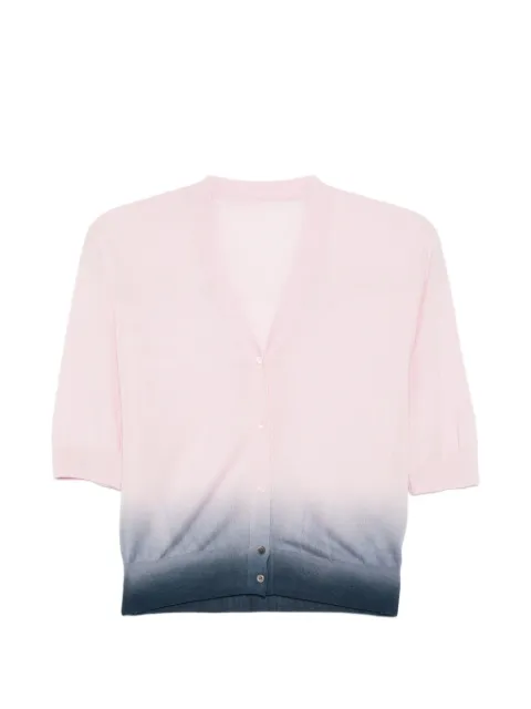 JNBY gradient-dye mid-sleeve cardigan Pink 5Q5314170