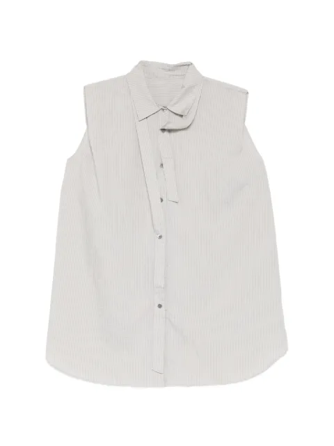 JNBY striped sleeveless shirt Grey 5Q6212050
