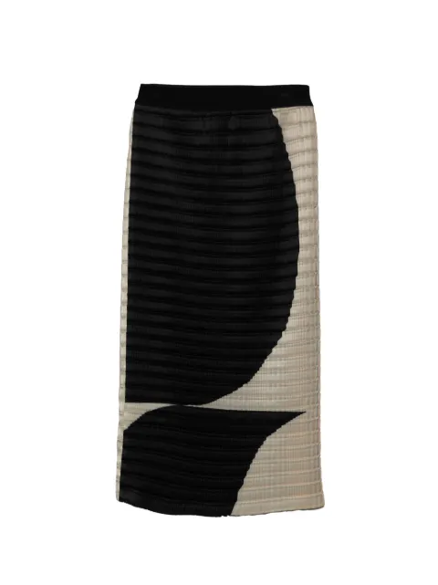 LESS structured midi skirt Black 2Q5D15600