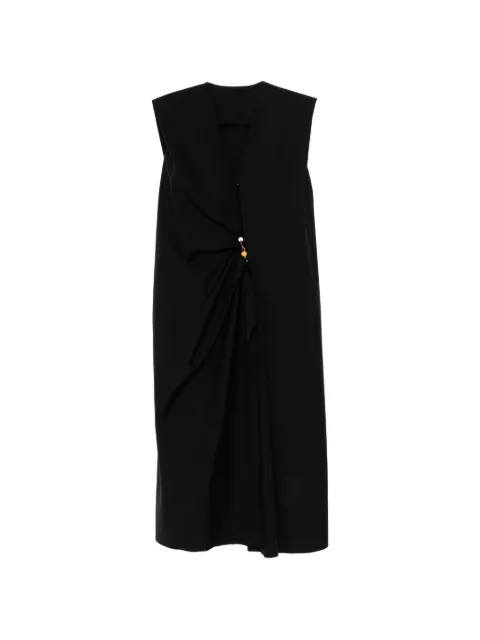 JNBY bead-embellished deconstructed dress Black 5Q5G11780