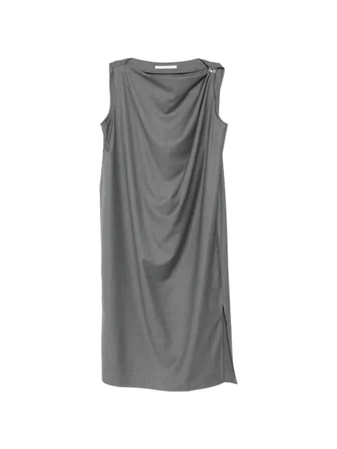 JNBY draped cowl-neck dress Grey 5Q6G11180