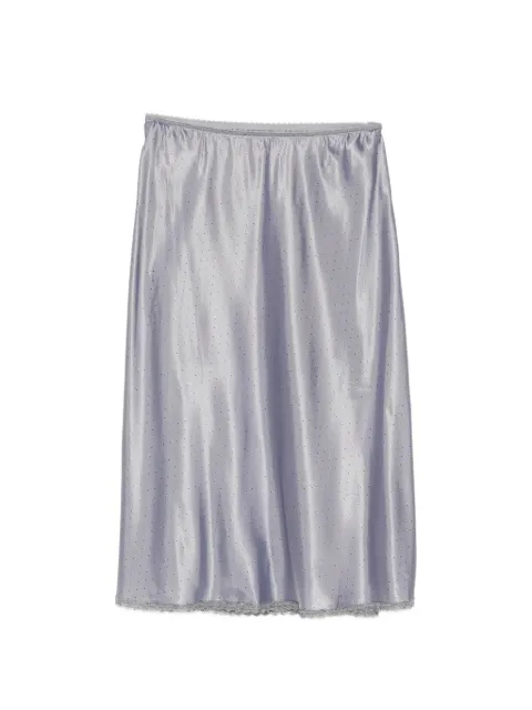 JNBY lace-trimed midi skirt Grey 5Q5D11660