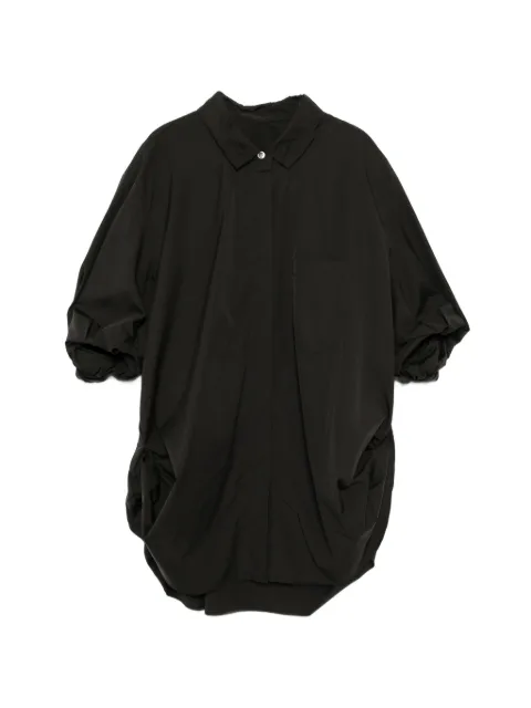 JNBY asymmetric gathered shirt Black 5Q5211710