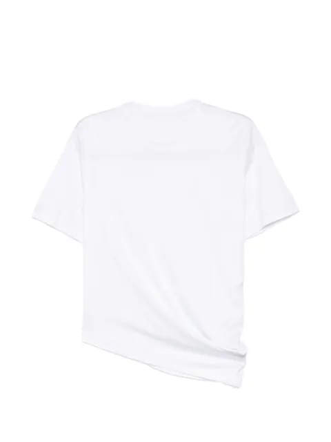 JNBY asymmetric-hem T-shirt White 5Q6112240