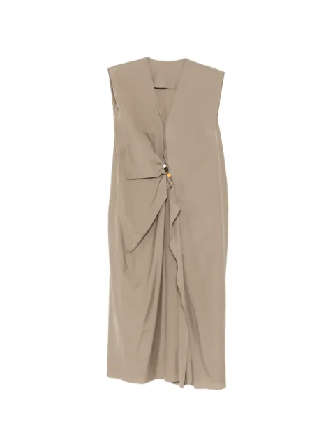 JNBY deconstructed sleeveless dress Neutrals 5Q5G11780