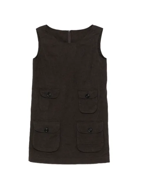 JNBY floral-embroidered utility dress Black 5Q5G11900