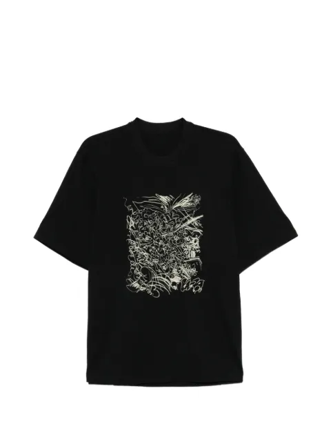 JNBY graphic-print T-shirt Black 5Q4110450