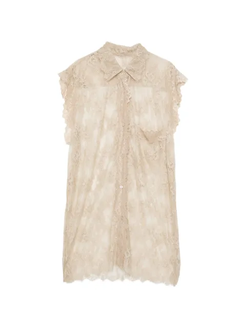 JNBY floral lace shirt Neutrals 5Q5210690