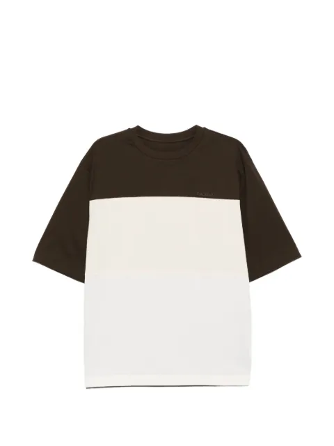 CROQUIS colour-block T-shirt Brown 9Q5112290