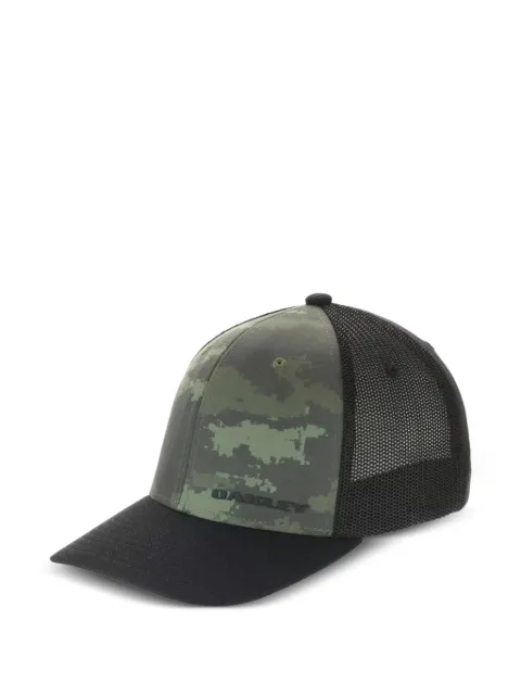 Oakley camo-print mesh-panel cap Black FOS9012719G8